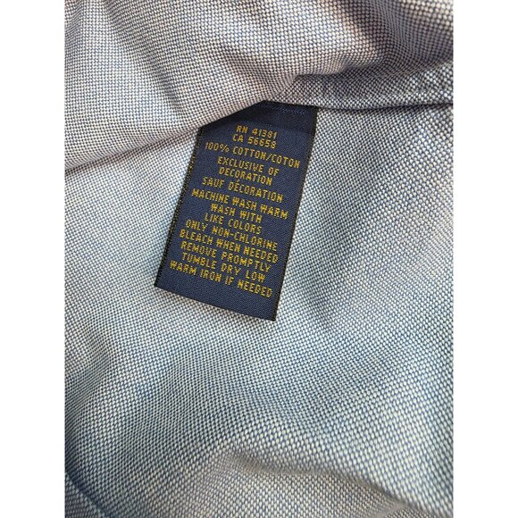 Ralph Lauren Mens XS Short-Sleeve Button-Up Shirts Yellow & Blue Lot Of 2 Cotton - Picture 7 of 7